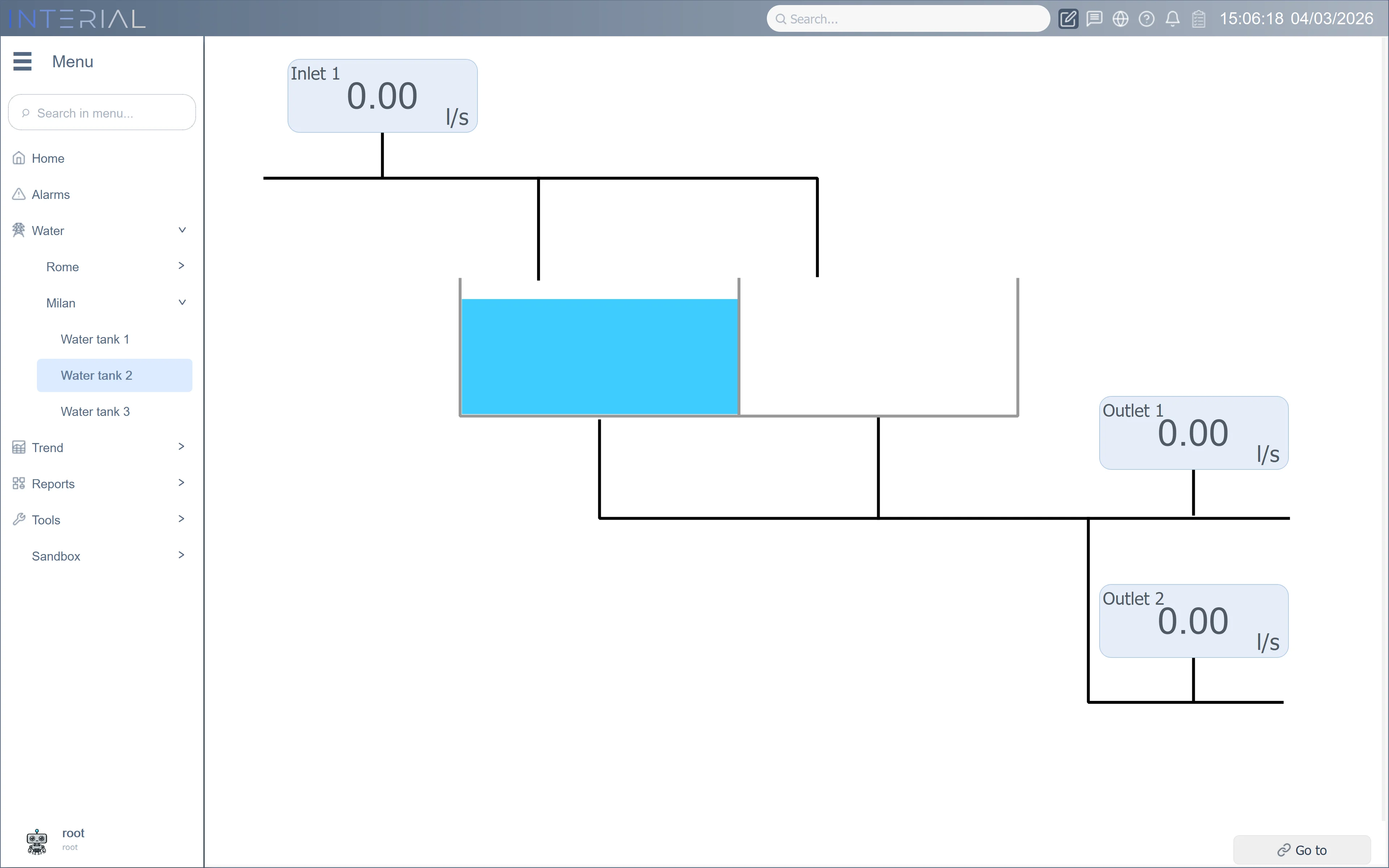 Menu EWO - Navigazione gerarchica con ricerca e icone SVG